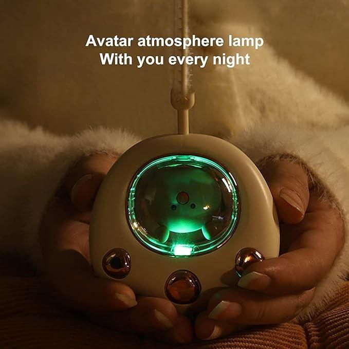 🐾 Cute Cat Paw Rechargeable Hand Warmer | Portable Electric Pocket Heater with Colorful LED Lights | 6 Hours Warmth | Perfect Winter Gift