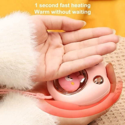 🐾 Cute Cat Paw Rechargeable Hand Warmer | Portable Electric Pocket Heater with Colorful LED Lights | 6 Hours Warmth | Perfect Winter Gift